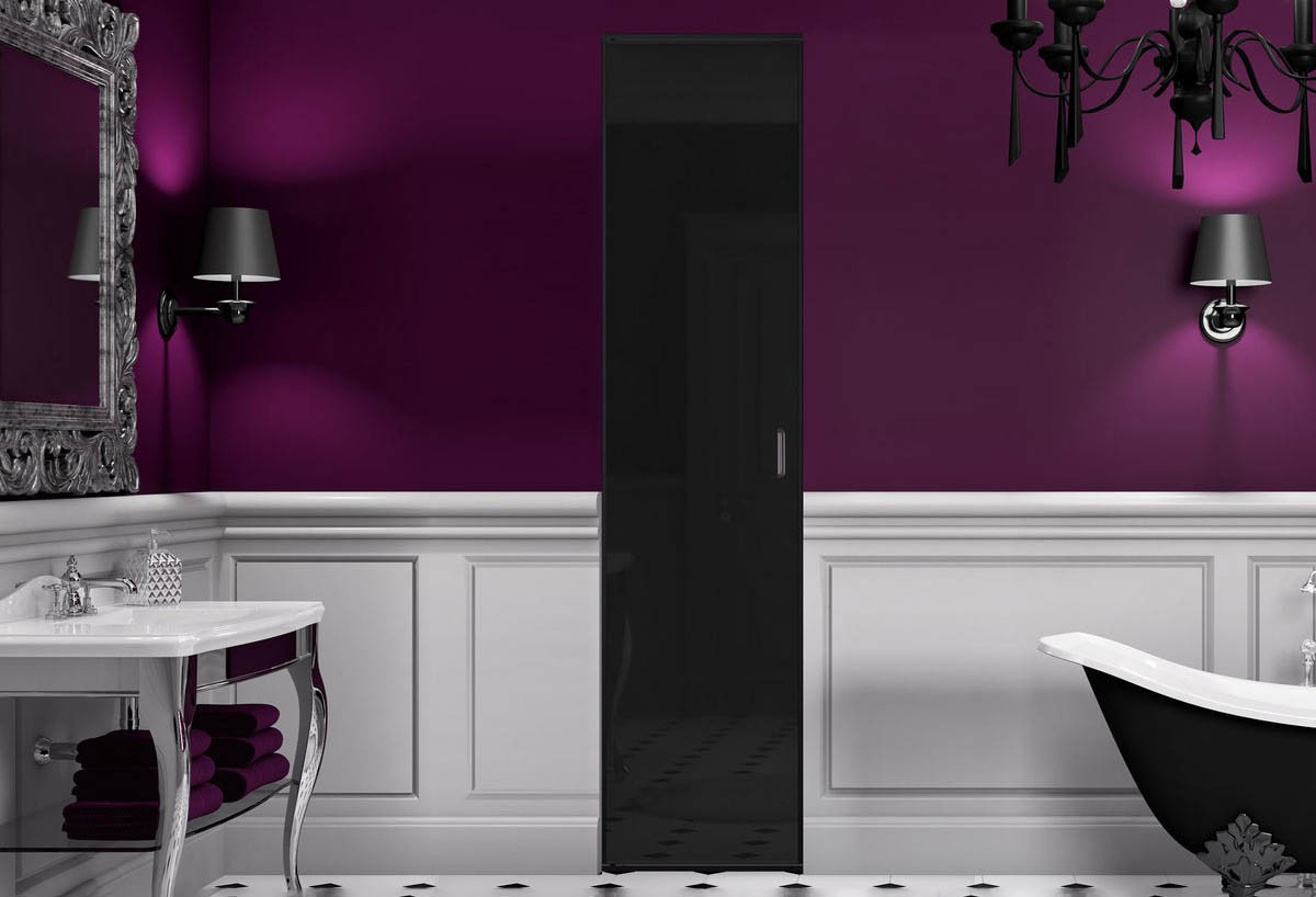 Façade de placard 1 portes pivotante So glam mat - Kazed : Confort'Mat