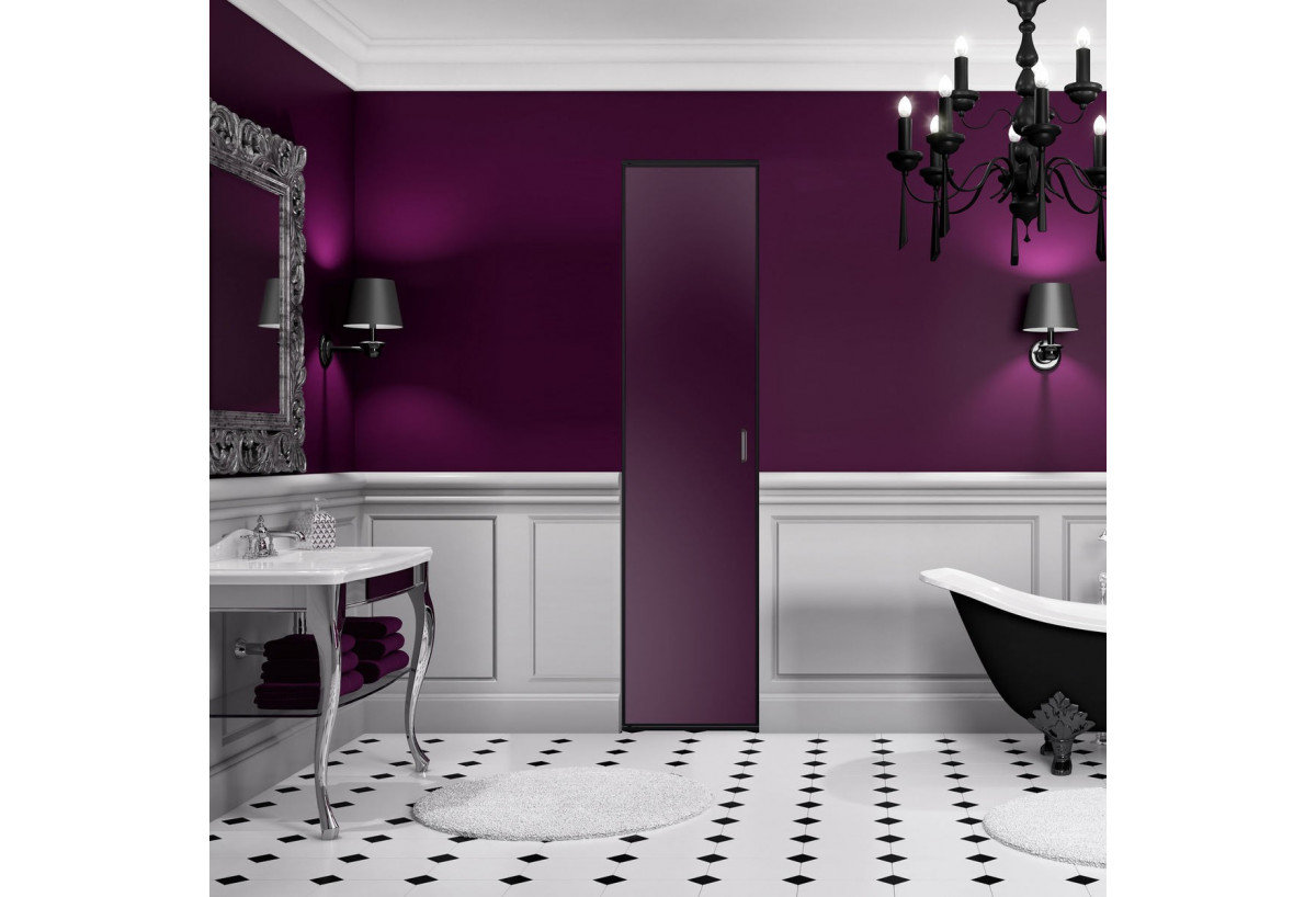 Façade de placard 1 portes pivotante So glam mat - Kazed : Confort'Mat