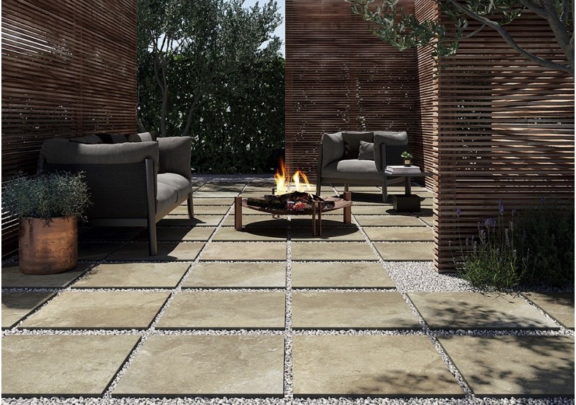 Ardesia 60x60 Borgogna - Carrelage extérieur en Grès Cérame avec pâte colorée (GM) Rectifié ROC - 8232315