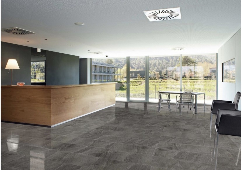 Sicilia 30x60 Noir - Carrelage intérieur en Grès Cérame avec pâte colorée (GM) Naturel - 7263572