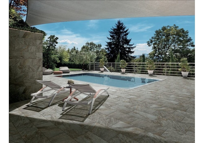 Quarzo 15x15 Gris - Carrelage intérieur en Grès Cérame avec pâte colorée (GM) Naturel - 7001393