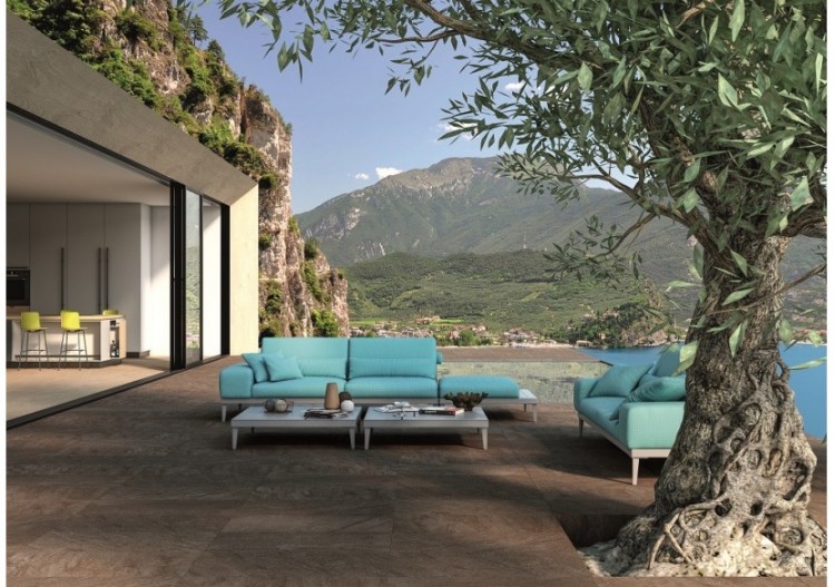 Quarzo 30x60 Brun - Carrelage intérieur et extérieur en Grès Cérame avec pâte colorée (GM) Naturel antidérapant - 7279165 2