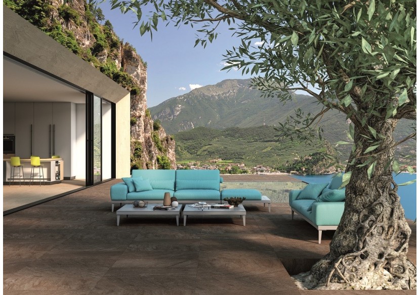 Quarzo 30x60 Brun - Carrelage intérieur et extérieur en Grès Cérame avec pâte colorée (GM) Naturel antidérapant - 7279165