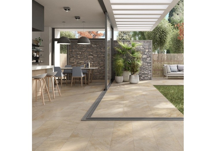 Quarzo 45x90 Beige - Carrelage intérieur en Grès Cérame avec pâte colorée (GM) Rectifié - 8249552 2