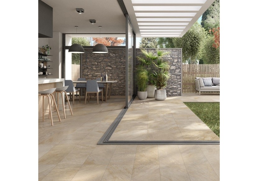 Quarzo 45x90 Beige - Carrelage intérieur en Grès Cérame avec pâte colorée (GM) Rectifié - 8249552