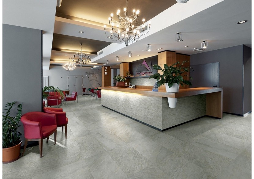 Quarzo 45x90 Perle - Carrelage intérieur en Grès Cérame avec pâte colorée (GM) Rectifié - 8249562