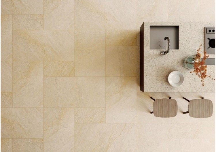 Quarzo 60x120 Beige - Carrelage intérieur en Grès Cérame avec pâte colorée (GM) Rectifié - 8200981 2