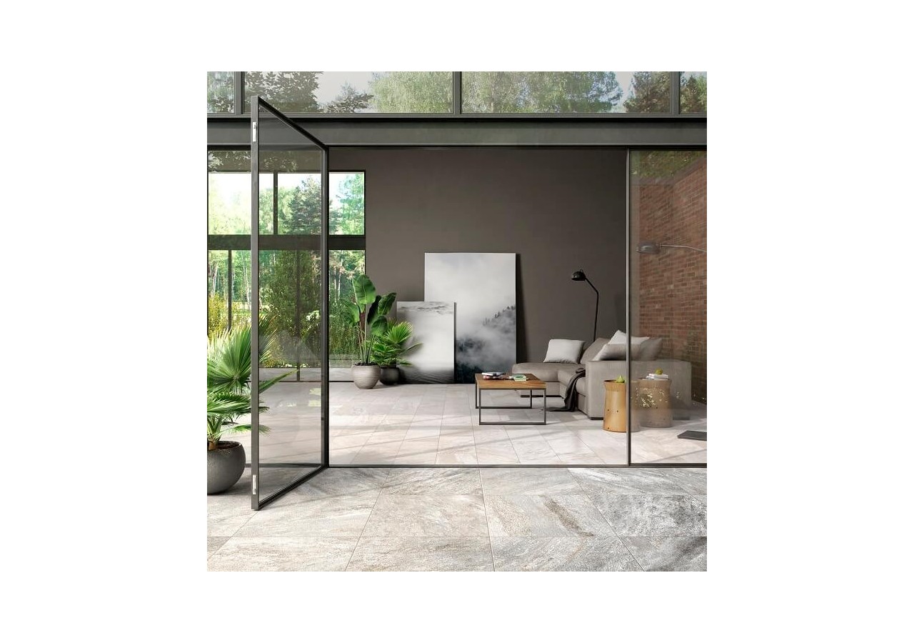 Quarzo 60x120 Gris - Carrelage extérieur en Grès Cérame avec pâte colorée (GM) Rectifié antidérapant - 7331906