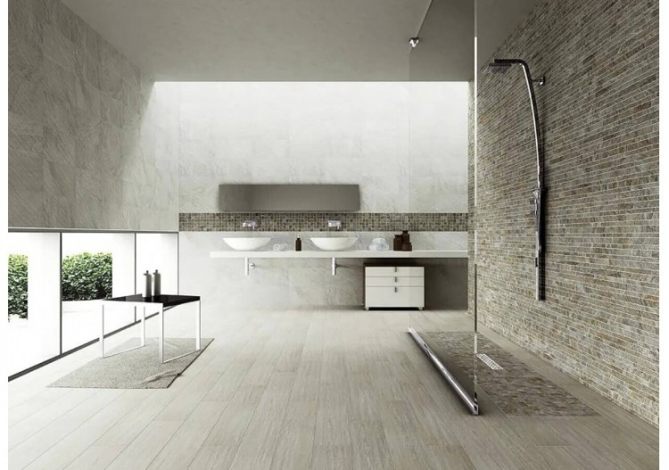 Quarzo 60x60 Blanc - Carrelage intérieur en Grès Cérame avec pâte colorée (GM) Rectifié - 8200970 2