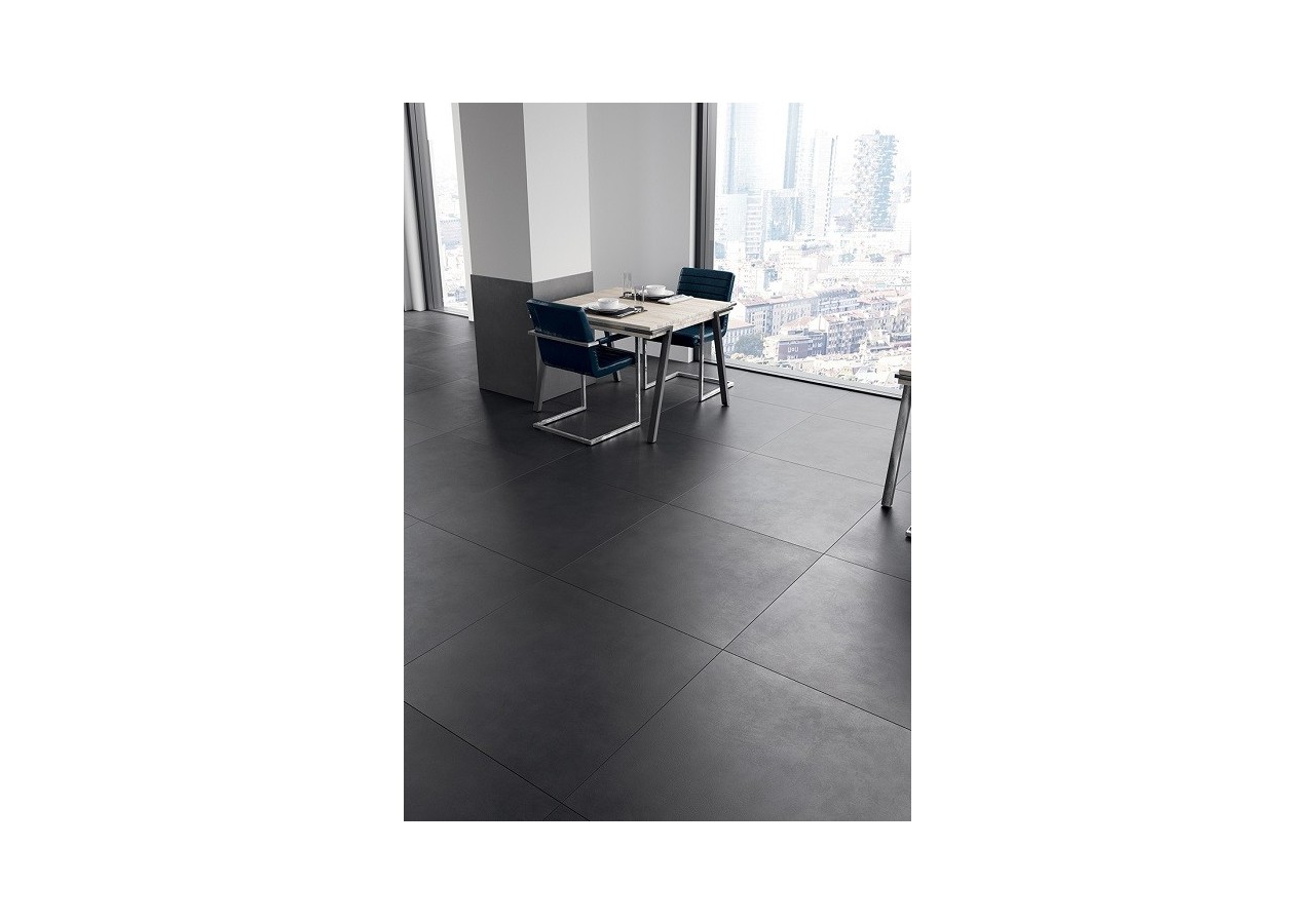 Rivestiti 60x60 Noir - Carrelage intérieur en Grès Cérame avec pâte colorée (GM) Rectifié - 8200240