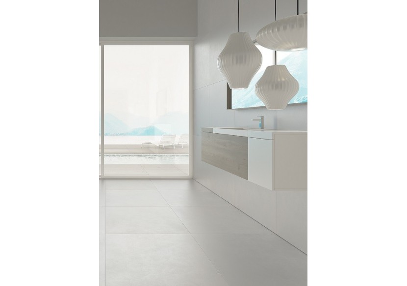 Rivestiti 90x90 Blanc - Carrelage intérieur en Grès Cérame avec pâte colorée (GM) Rectifié - 8350128