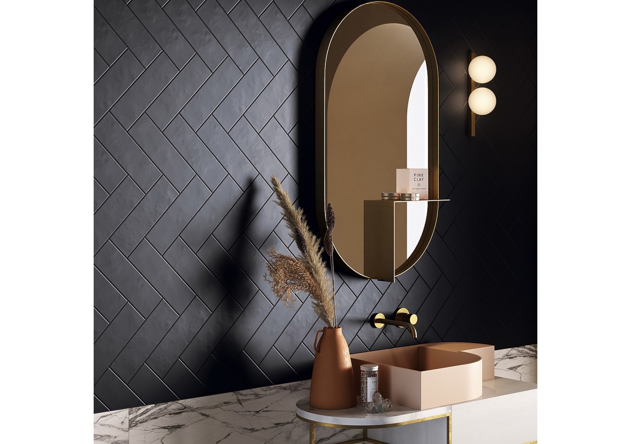 Atmosfera 8,2x25 Night - Carrelage intérieur en Grès Cérame émaillé (GS) Mat - 7200201