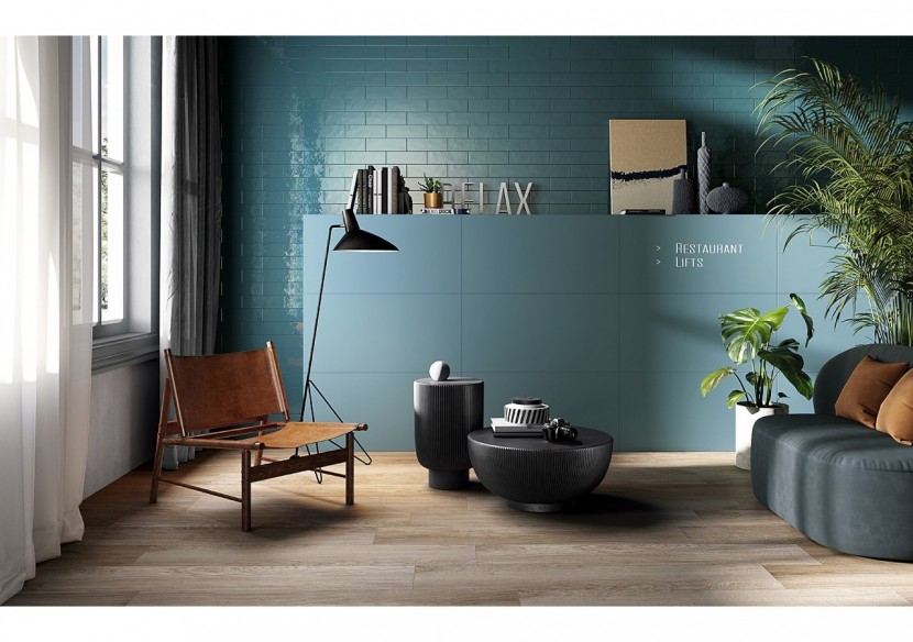 Atmosfera 8,2x25 Sky - Carrelage intérieur en Grès Cérame émaillé (GS) Brillant - 7200111