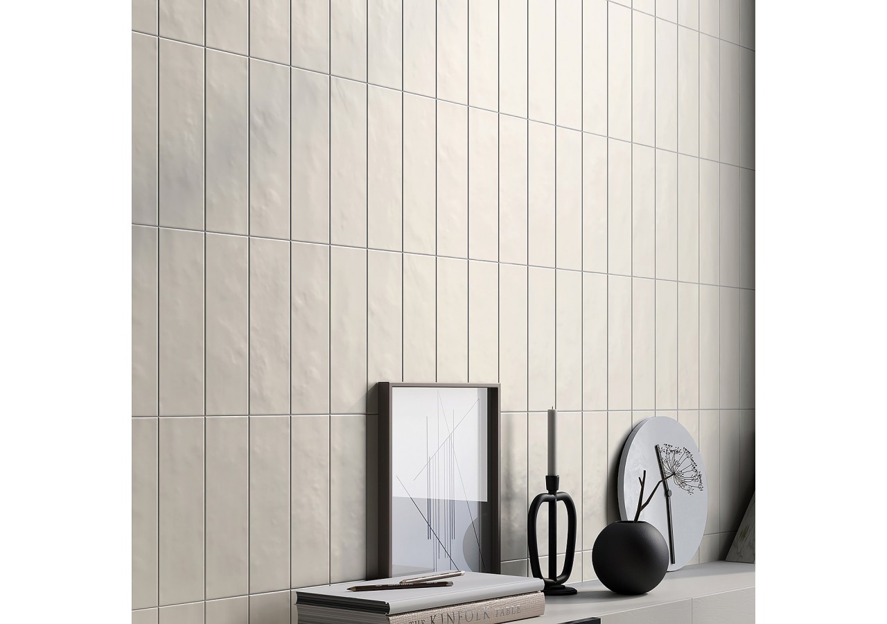 Atmosfera 8,2x25 Snow - Carrelage intérieur en Grès Cérame émaillé (GS) Mat - 7200261