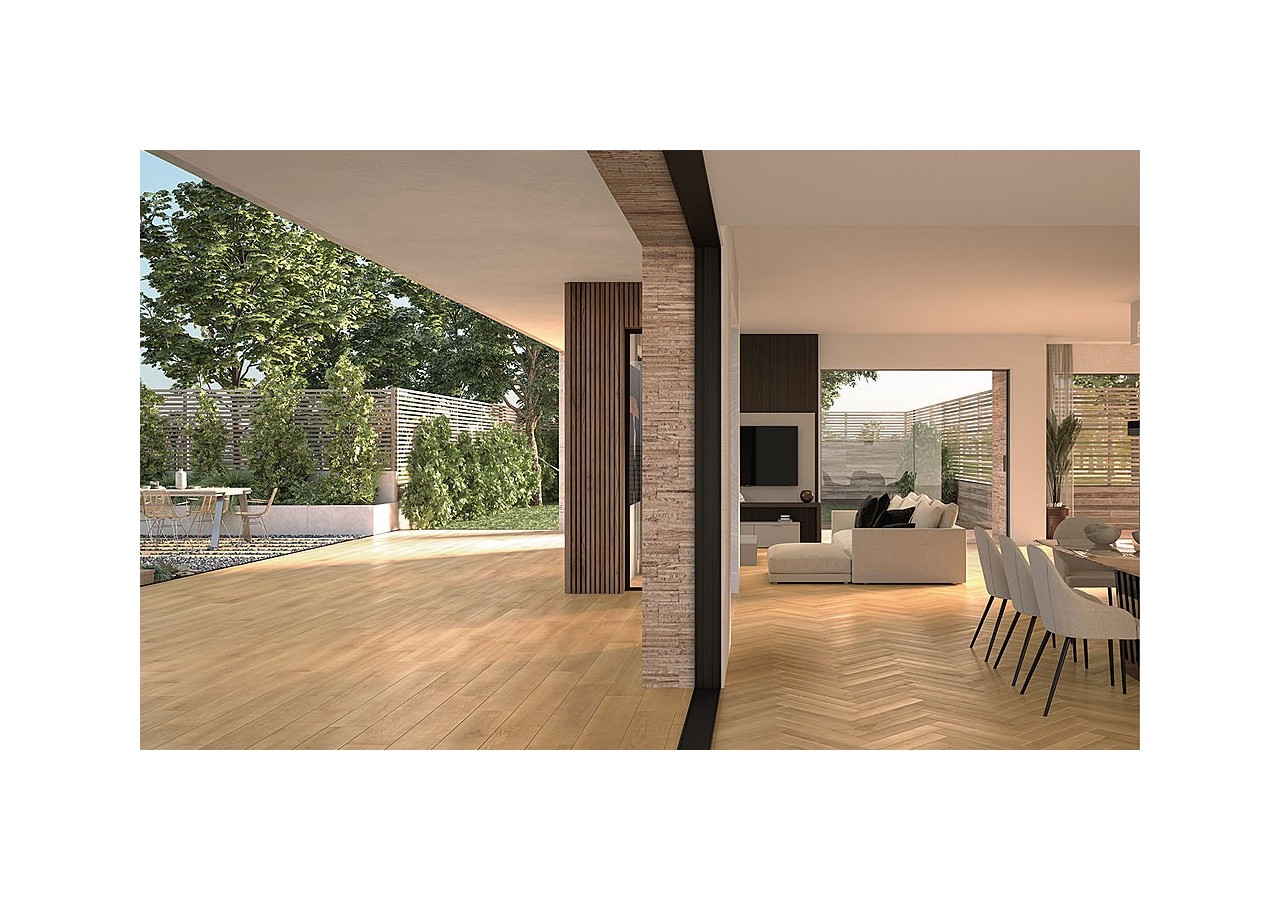 Albero 20x120 Érable - Carrelage intérieur en Grès Cérame avec pâte colorée (GM) Rectifié - 8200158