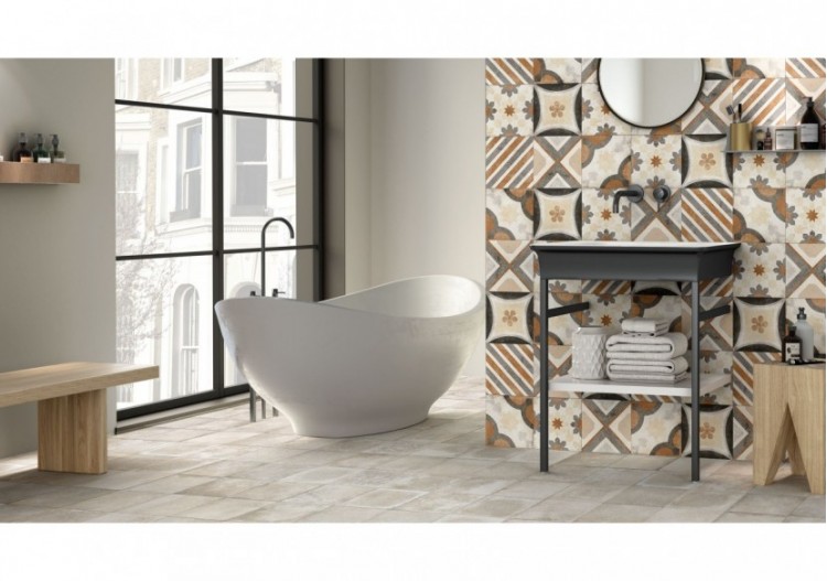 900 20x20 Ciment 1 - Carrelage intérieur en Grès Cérame émaillé (GS) Naturel - NOVCEM1 2