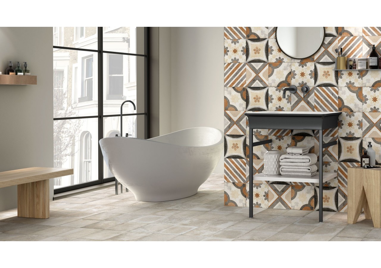 900 20x20 Ciment 4 - Carrelage intérieur en Grès Cérame émaillé (GS) Naturel - NOVCEM4