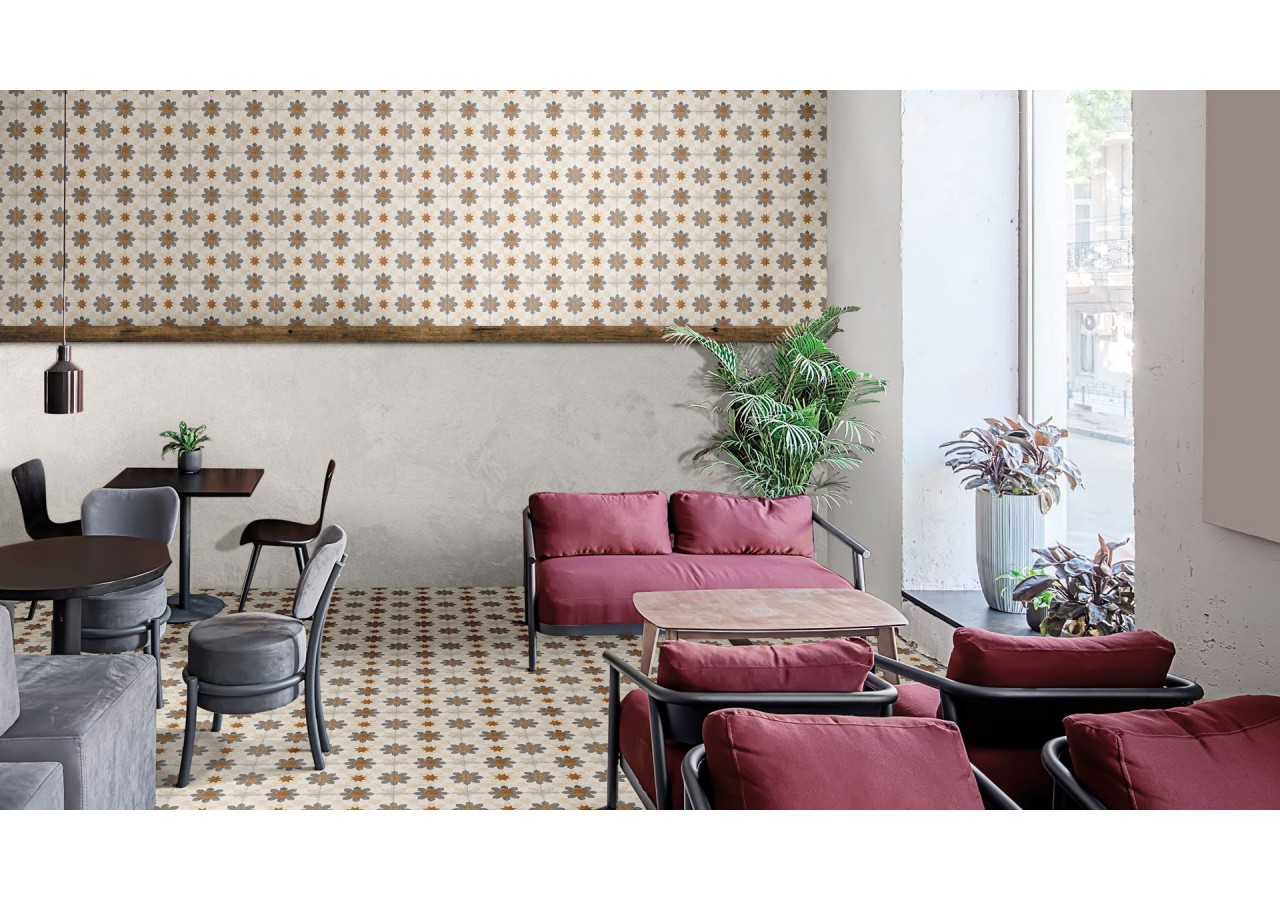 900 20x20 Ciment 4 - Carrelage intérieur en Grès Cérame émaillé (GS) Naturel - NOVCEM4