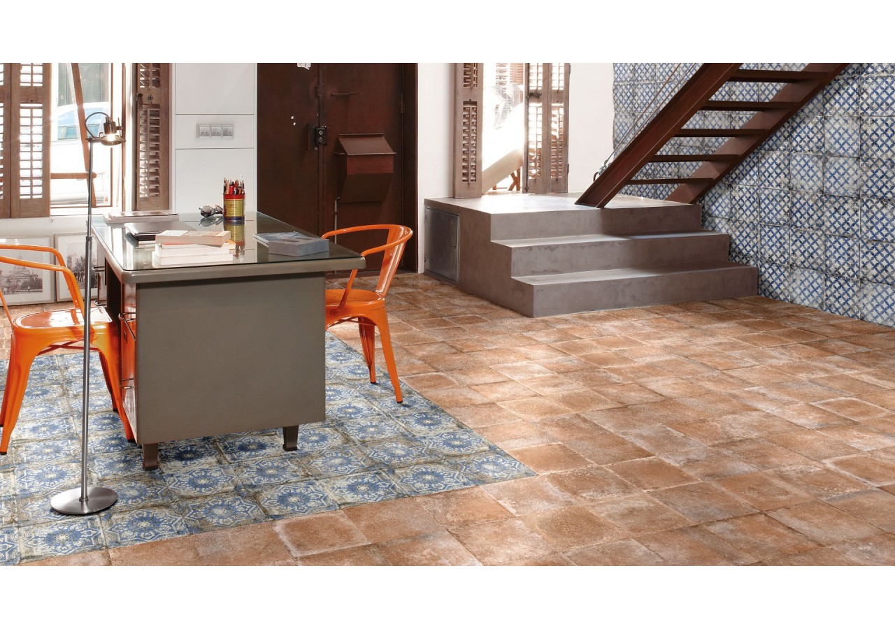 900 20x20 Terracotta - Carrelage intérieur en Grès Cérame émaillé (GS) Naturel - NOVCO