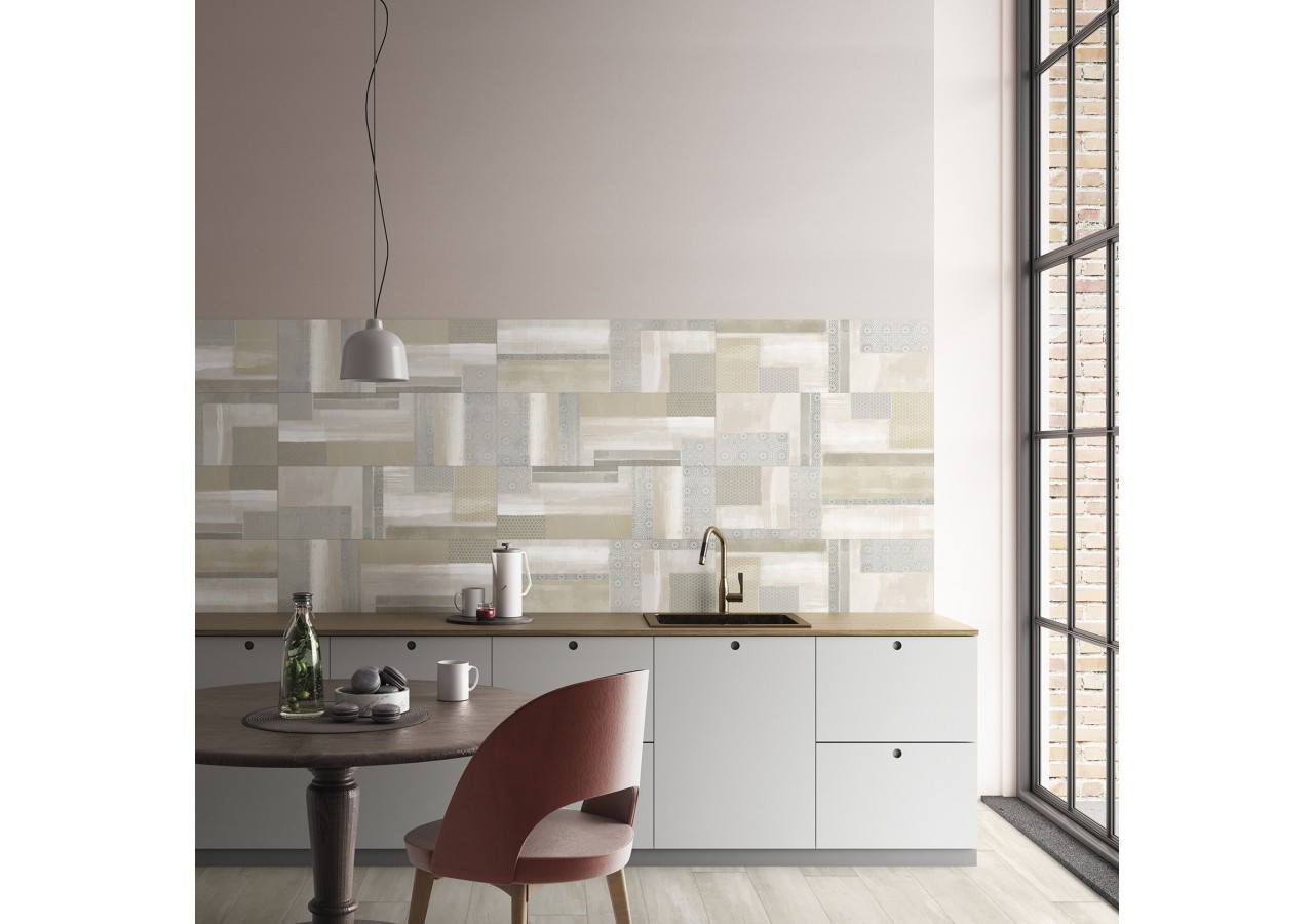 Absolute 30x90 Tetrys - Carrelage intérieur en Grès Cérame émaillé (GS) Rectifié - AB3090TED