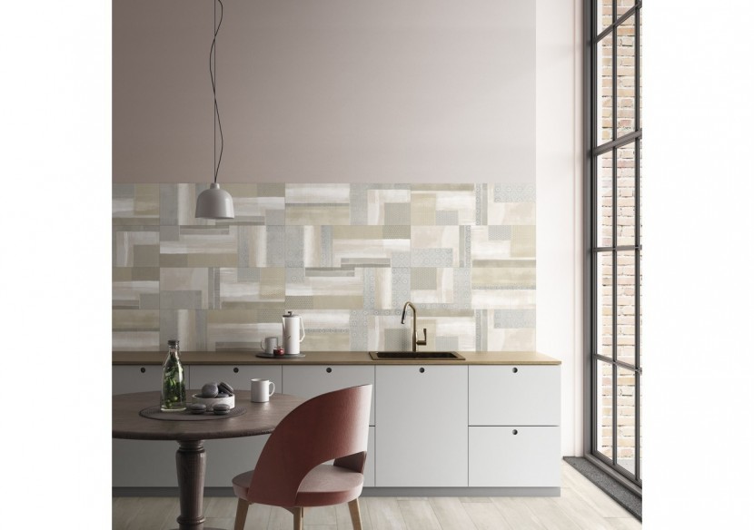 Absolute 30x90 Tetrys - Carrelage intérieur en Grès Cérame émaillé (GS) Rectifié - AB3090TED