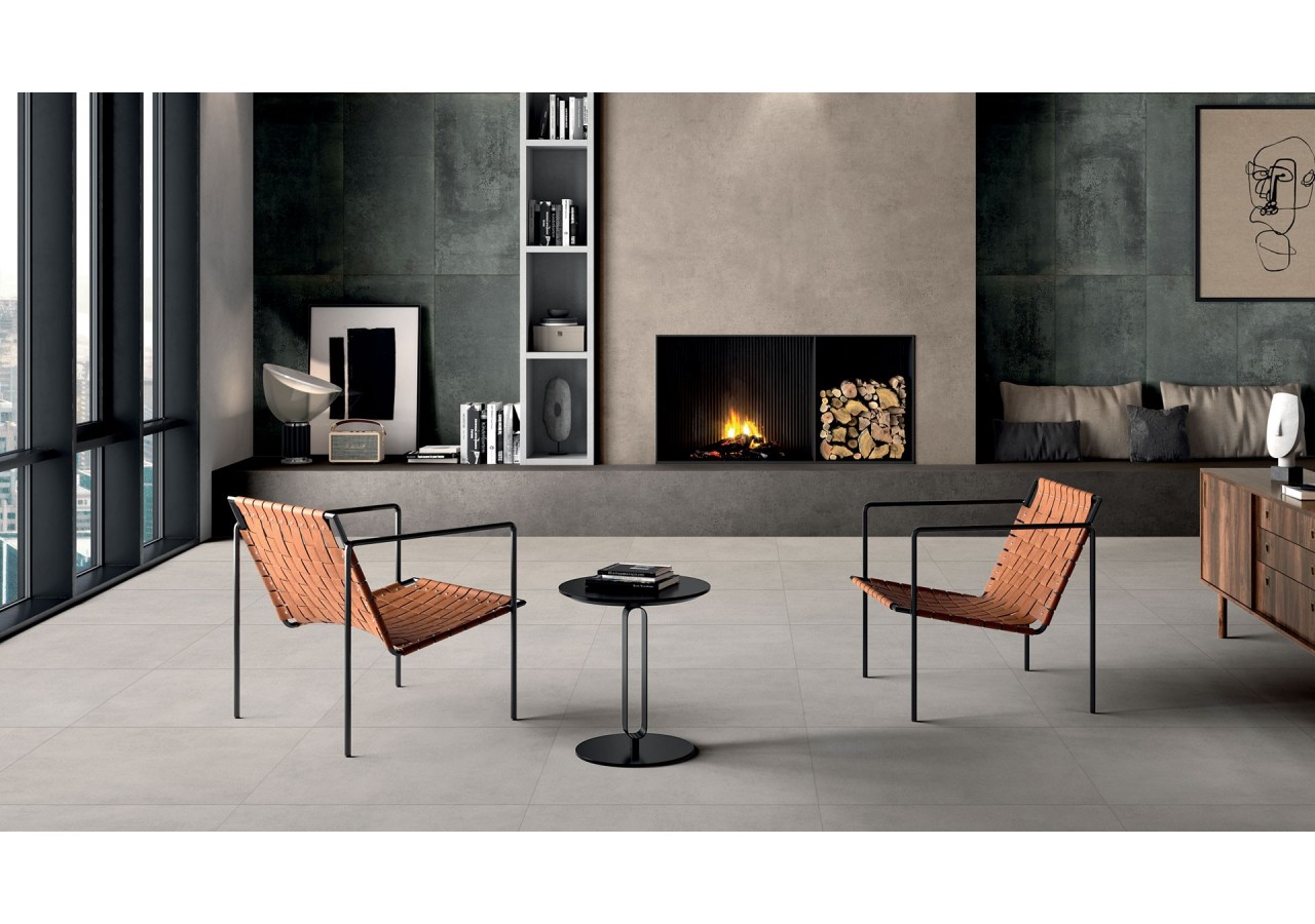 Absolute 40x80 Gris - Carrelage intérieur en Grès Cérame émaillé (GS) Rectifié - ABCE4080GY