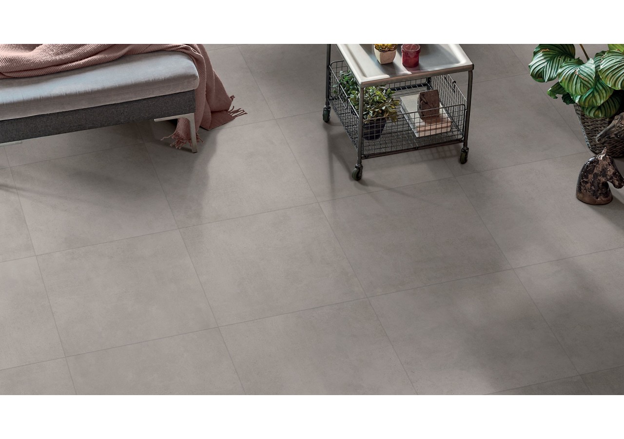 Absolute 80x80 Gris - Carrelage intérieur en Grès Cérame émaillé (GS) Rectifié - ABCE8080GY