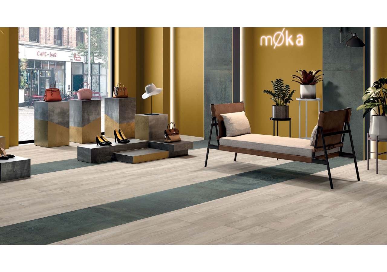 Absolute 20x120 Ivoire - Carrelage intérieur en Grès Cérame émaillé (GS) Rectifié - ABWO20120IV