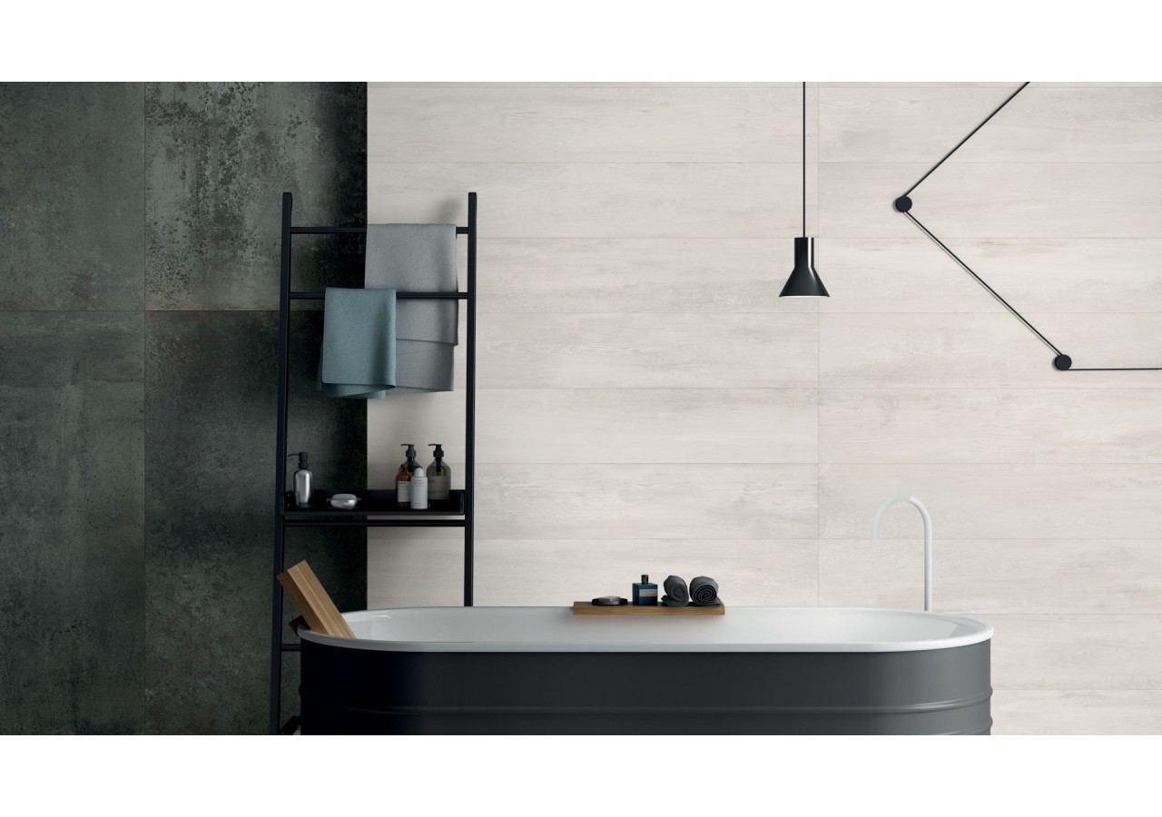 Absolute 20x120 Blanc - Carrelage intérieur en Grès Cérame émaillé (GS) Rectifié - ABWO20120WH