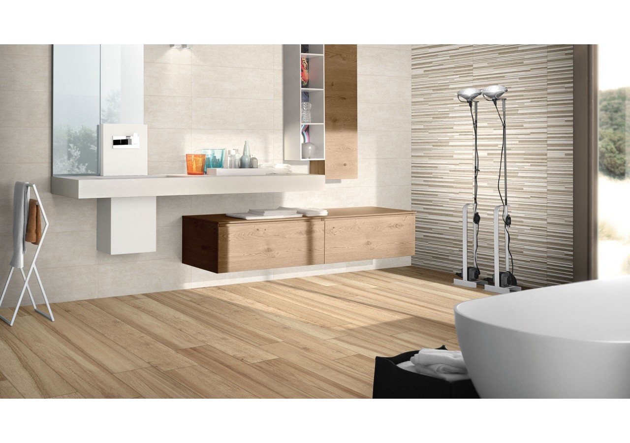 Armor 25x75 Ecru - Carrelage intérieur en Grès Cérame émaillé (GS) Naturel - MOARMEC