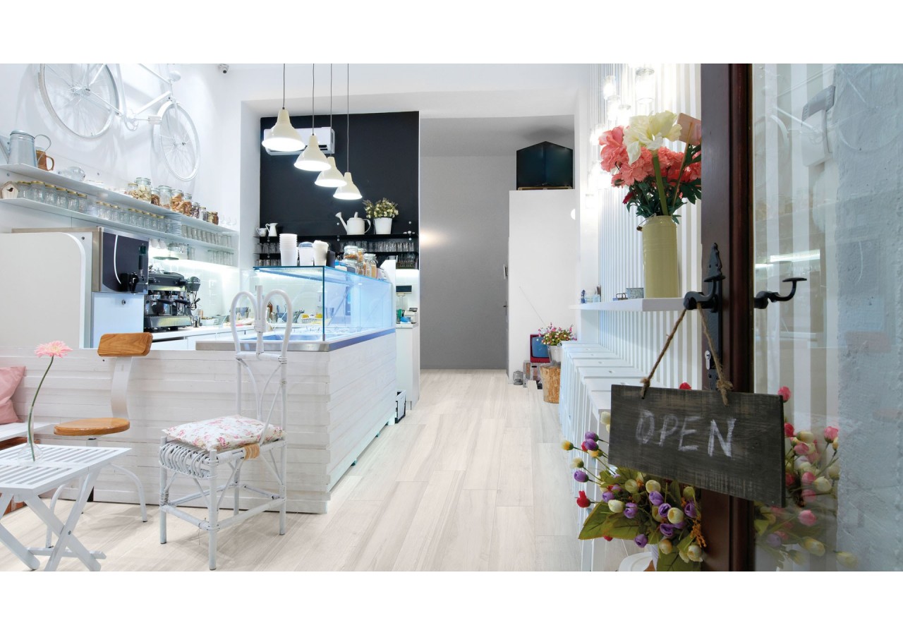 Axis 15x60 Bouleau - Carrelage intérieur et extérieur en Grès Cérame émaillé (GS) Naturel GRIP - AX1560BIG