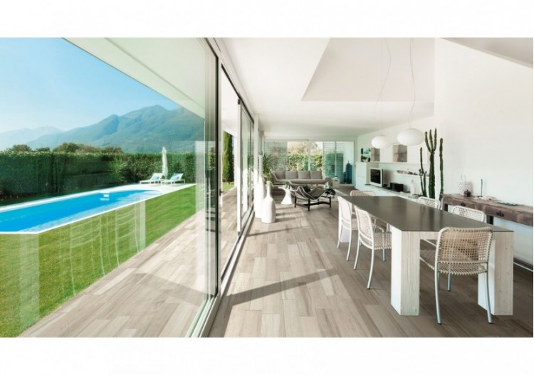 Axis 15x60 Érable - Carrelage intérieur et extérieur en Grès Cérame émaillé (GS) Naturel GRIP - AX1560MAG 2