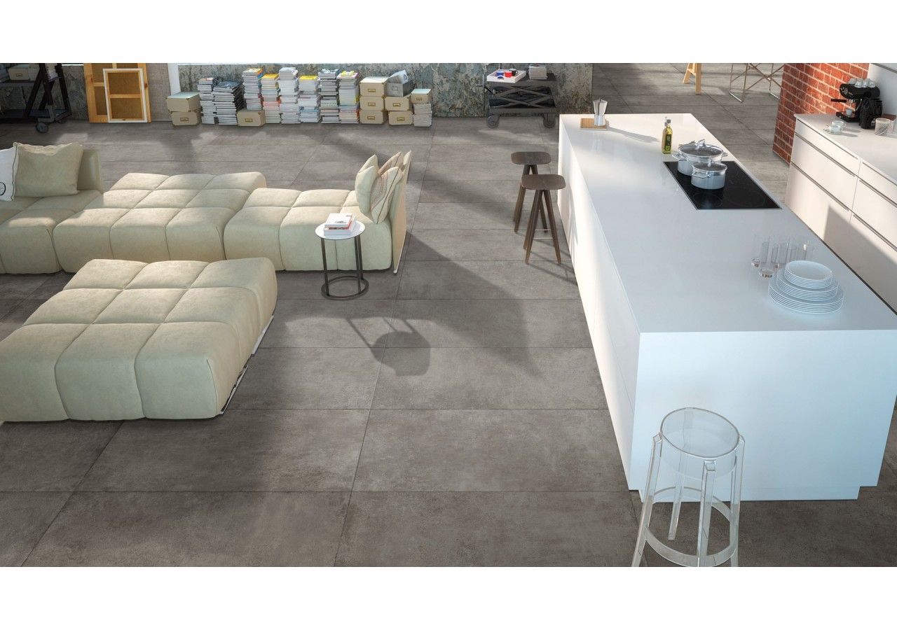 Boston 60x120 Gris - Carrelage intérieur en Grès Cérame émaillé (GS) Rectifié - BO120ASR9