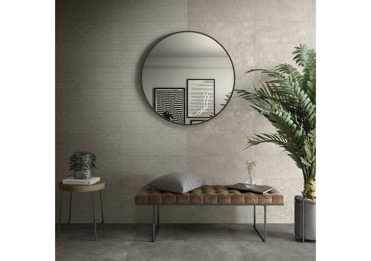 Boston 60x120 Gris - Carrelage intérieur en Grès Cérame émaillé (GS) Rectifié - BO120GRR9