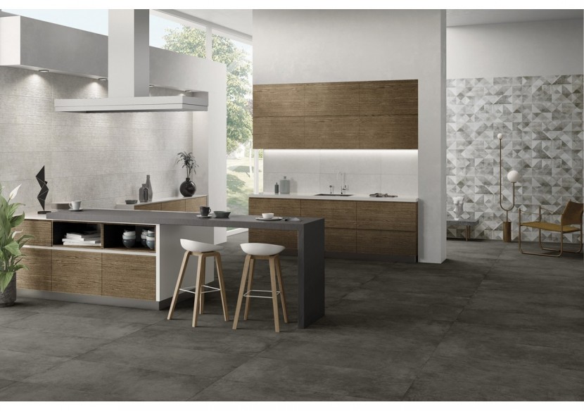 Boston 30x90 Blanc - Carrelage intérieur en Grès Cérame émaillé (GS) Rectifié - RBO3090WH