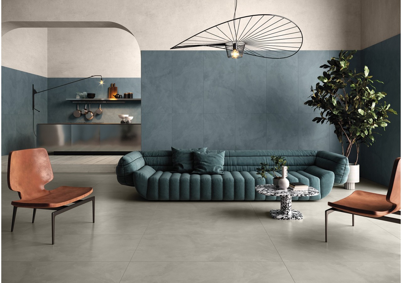 Cool 120x120 Acier - Carrelage intérieur en Grès Cérame émaillé (GS) Rectifié - CO120120ST