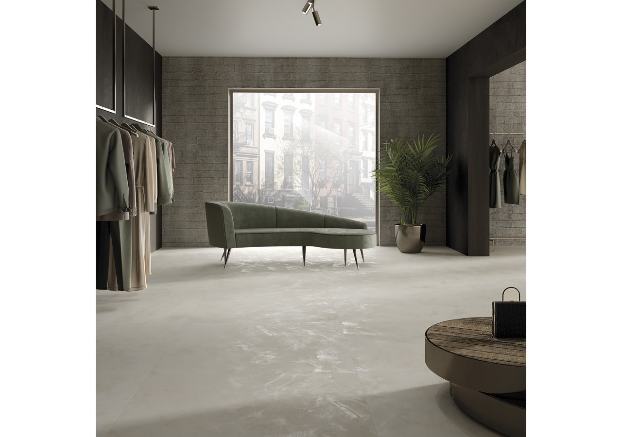 Cool 120x120 Blanc - Carrelage intérieur en Grès Cérame émaillé (GS) Rectifié - CO120120GH