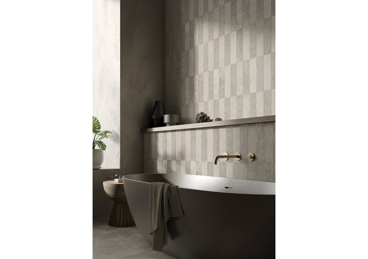 Duecento25 7,5x30 Gris - Carrelage intérieur en Grès Cérame (GC) Rectifié - 1007006