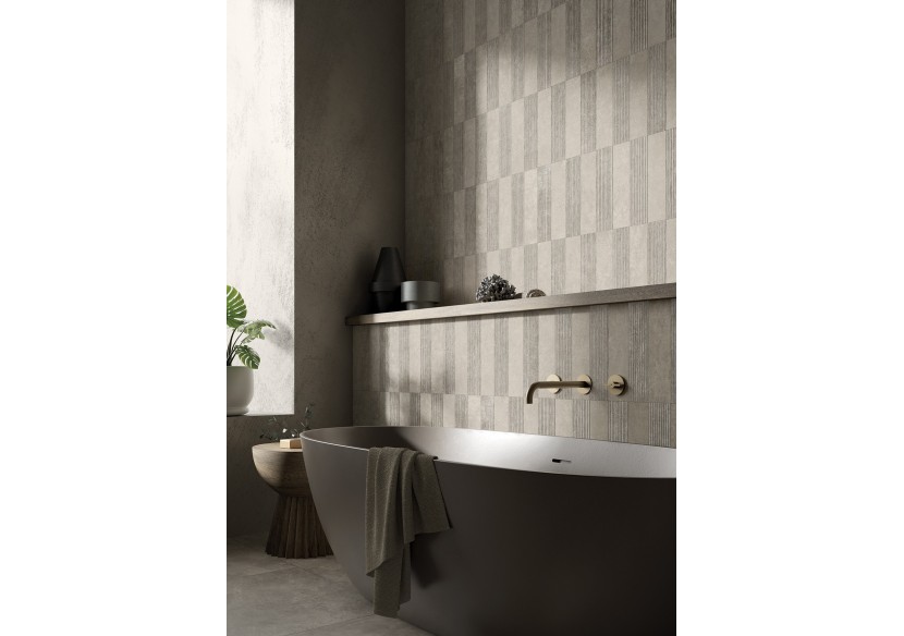 Duecento25 7,5x30 Gris - Carrelage intérieur en Grès Cérame (GC) Rectifié - 1007006