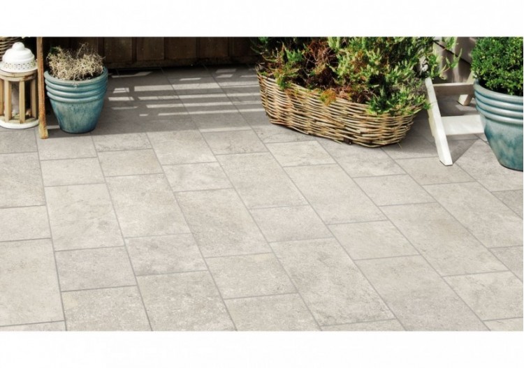 Garden 20x20 Blanc - Carrelage intérieur et extérieur en Grès Cérame émaillé (GS) Naturel GRIP - GA20BI 2