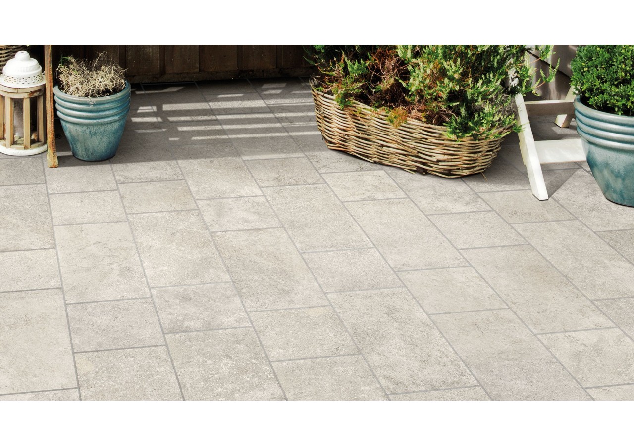 Garden 20x20 Blanc - Carrelage intérieur et extérieur en Grès Cérame émaillé (GS) Naturel GRIP - GA20BI