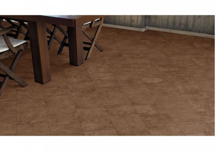 Garden 20x20 Rouge - Carrelage intérieur et extérieur en Grès Cérame émaillé (GS) Naturel GRIP - GA20RO 2