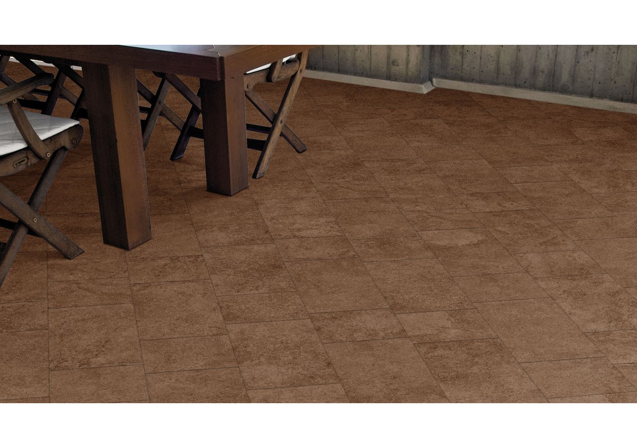 Garden 20x20 Rouge - Carrelage intérieur et extérieur en Grès Cérame émaillé (GS) Naturel GRIP - GA20RO