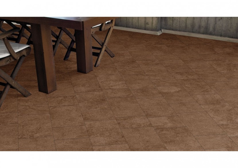 Garden 20x20 Rouge - Carrelage intérieur et extérieur en Grès Cérame émaillé (GS) Naturel GRIP - GA20RO