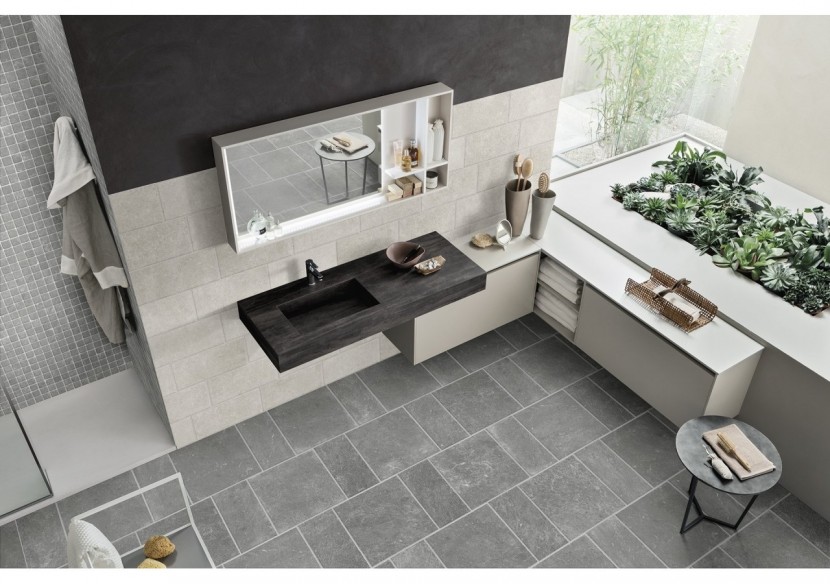 Lapis 20x40 Nubilum - Carrelage intérieur et extérieur en Grès Cérame émaillé (GS) Naturel GRIP - LA2040NUG