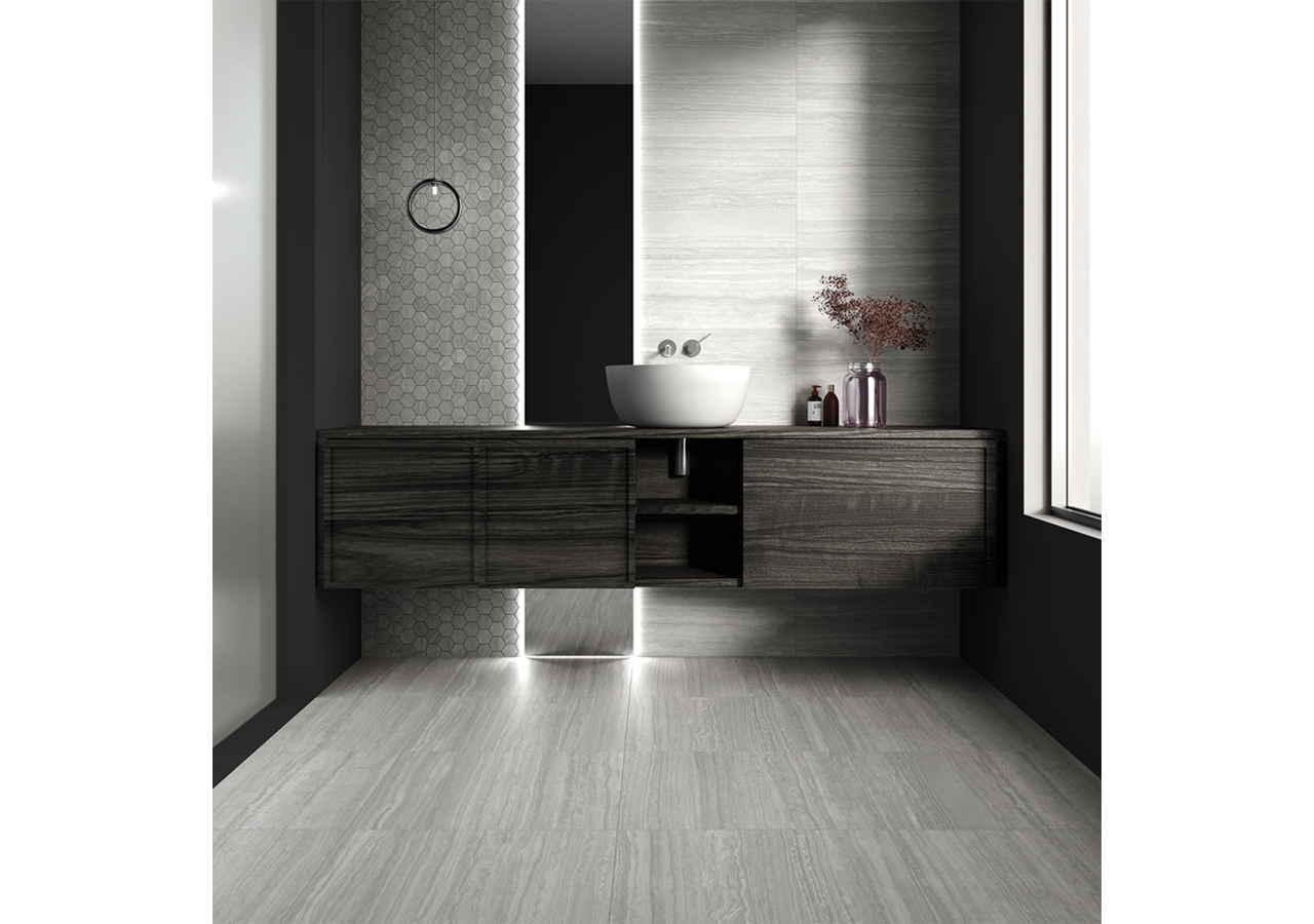 Origin 10x30 Gris - Carrelage intérieur en Grès Cérame émaillé (GS) Rectifié - OR1030GY