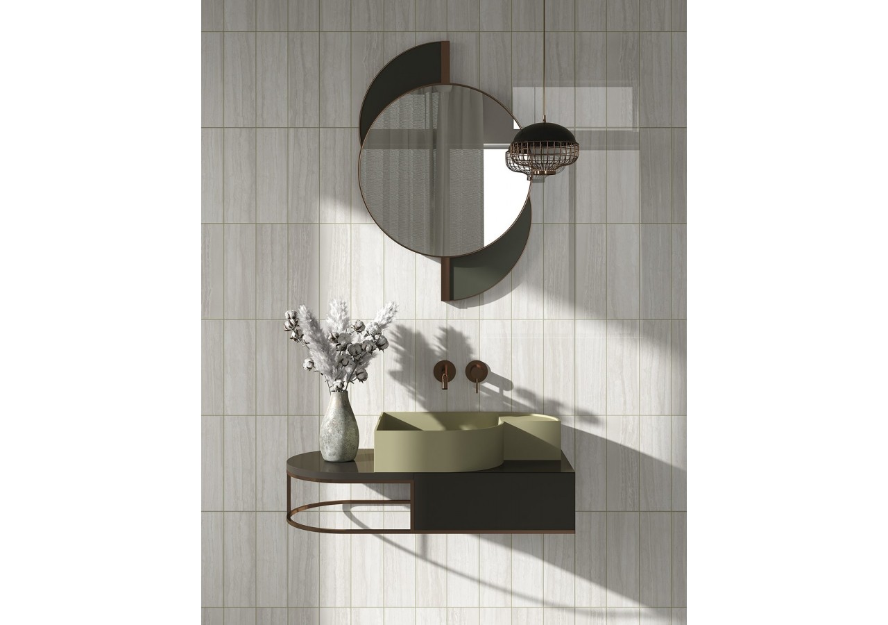 Origin 10x30 Blanc - Carrelage intérieur en Grès Cérame émaillé (GS) Rectifié - OR1030WH