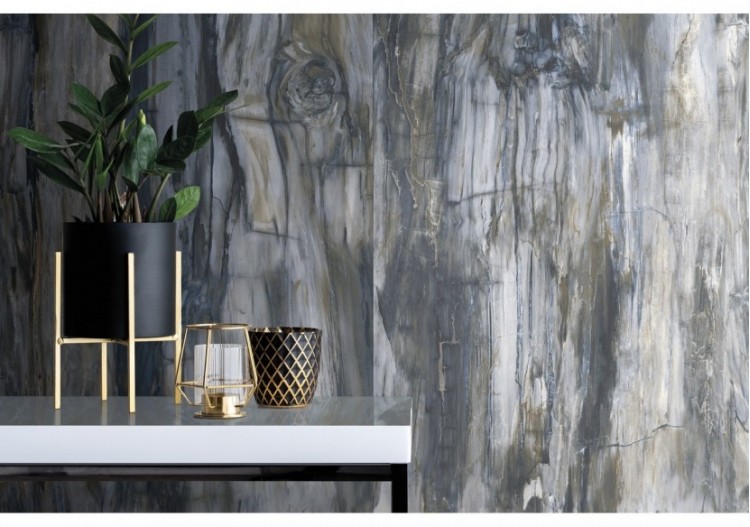 Petrified-Wood 20x120 Bleu - Carrelage intérieur en Grès Cérame émaillé (GS) Rectifié - NPEW20120BL 2