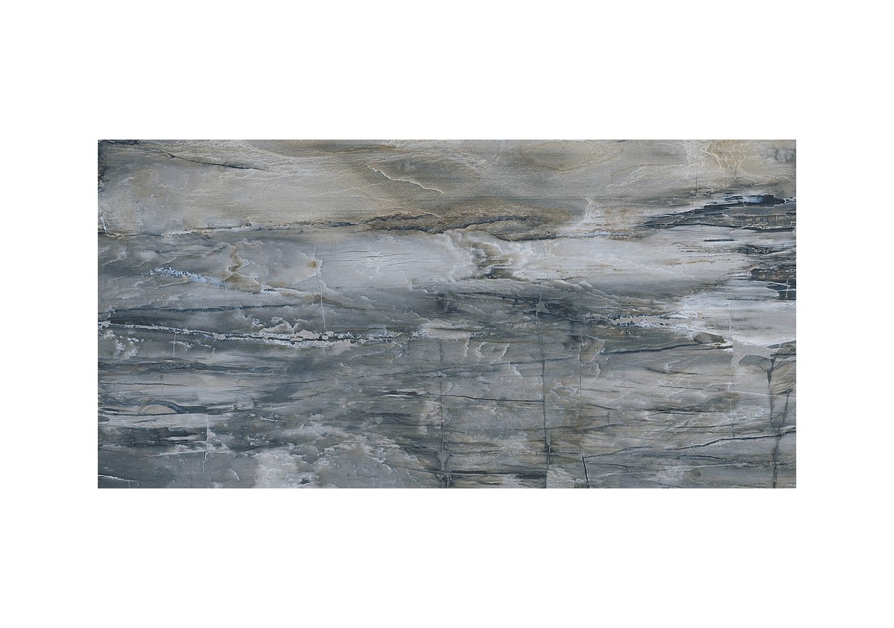 Petrified-Wood 60x120 Bleu - Carrelage intérieur en Grès Cérame émaillé (GS) Rectifié - PEW60120BL