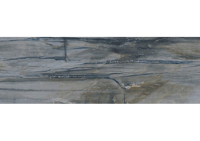 Petrified-Wood 10x30 Bleu - Carrelage intérieur en Grès Cérame émaillé (GS) rectifié poli - PEW1030BLL